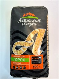 АС 800гр Крупа Горох колотый 1 сорт 1/12шт 23083