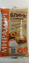 Блины с курицей ЗАМ Flow Pack 360г 1/10шт 1010025422