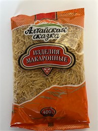 АС Макаронные изделия 400гр Лапша узкая Б в/с 1/20шт 23172