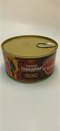 Говядина тушеная ЛЮКС Донская Кухня в/с 325гр 1/36шт 00000000552