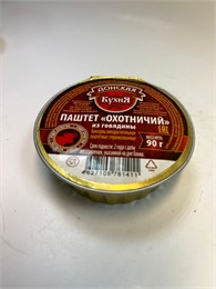 Паштет Охотничий Донская Кухня 90гр 1/20шт 23554