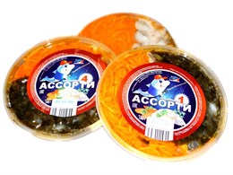 Салат рыбоовощной "Ассорти №4" 0,180гр 1/20шт 23695