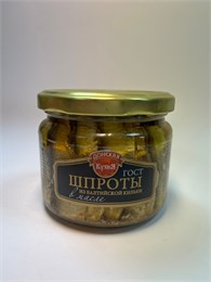 Шпроты из балтийской кильки в масле 270гр СТЕКЛО Донская Кухня 1/12шт 00000000568