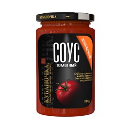 Соус томат. шашлычный "Кубаночка" 380гр ст/б  1/12шт 00-00001915