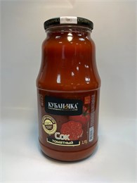 Сок Томатный 100% Кубаночка 1900гр 1*6шт 00000006651