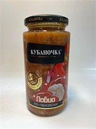 Фасоль Лобио по - Абхазски "Кубаночка" 500гр с/б 1*12шт УТ-00000004