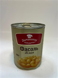 Фасоль Домашние секреты Белая 360гр ж/б 1*12шт 00-00001986