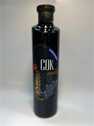 Сок Черной смородины 100% Кубаночка 750гр 1*6шт 00-00001945