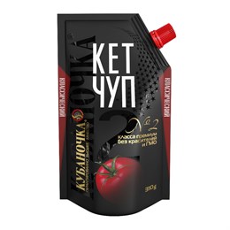 Кетчуп Классический Кубаночка 310гр дой пак 1*20шт 00-00001920