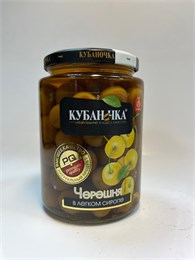 Компот Черешня желтая "Кубаночка" 750гр с/б 1*8шт 00-00002015