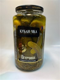 Огурцы марин. "Кубаночка"ст.б 1500гр 1/6шт 00-00001970