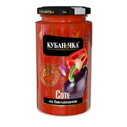Соте из баклажанов "Кубаночка" 500гр. 1/12 00-00002031