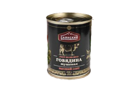 ГОВЯДИНА ТУШЕНАЯ ГОСТ В/С 338 гр. 1/45шт 35953