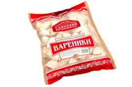 ВАРЕНИКИ С КАРТОФЕЛЕМ И ШКВАРКАМИ 0,9 КГ 35918