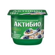 АКТИБИО ЙОГ 130 ЧЕРНИКА-5 ЗЛАК-СЕМ ЛЬНА 1/12ШТ 194593