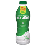АКТИБИО ЙОГ ПИТ 870 НАТУРАЛЬНЫЙ 1/6ШТ 194541