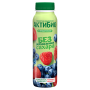 АКТИБИО ЙОГ ПИТ 260 КЛУБНИКА-ЧЕРНИКА 1/9ШТ б/с 200666