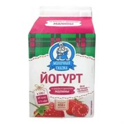 БМК Йогурт со вкусом и ароматом малина 2,5% 450гр пюр/пак 1*9шт 000001113