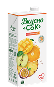 ВкусноСок 0,95л Мультифрукт т/пак 1/12шт УТ-00023963
