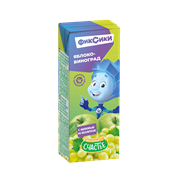 Нектар Фиксики 0,2л Яблоко-Виноград с 6 мес 1/27 20031